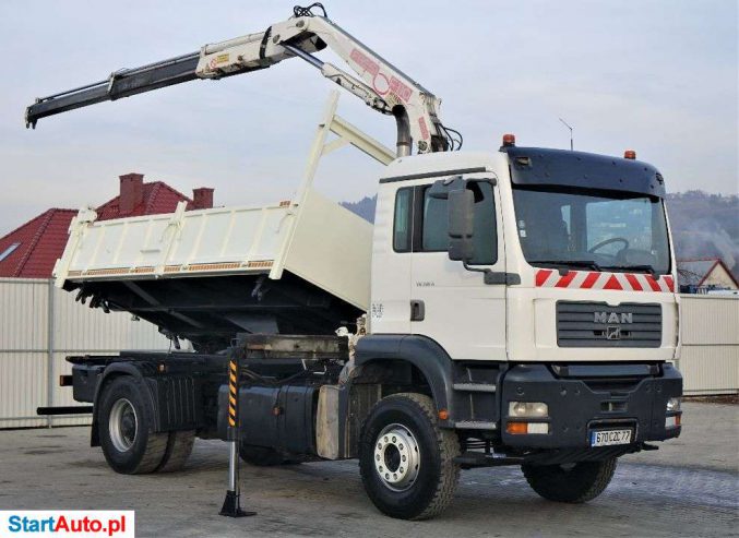 MAN TG 310A WYWROTKA+BORDMATIC 4,50m+ HDS* 4×2 !