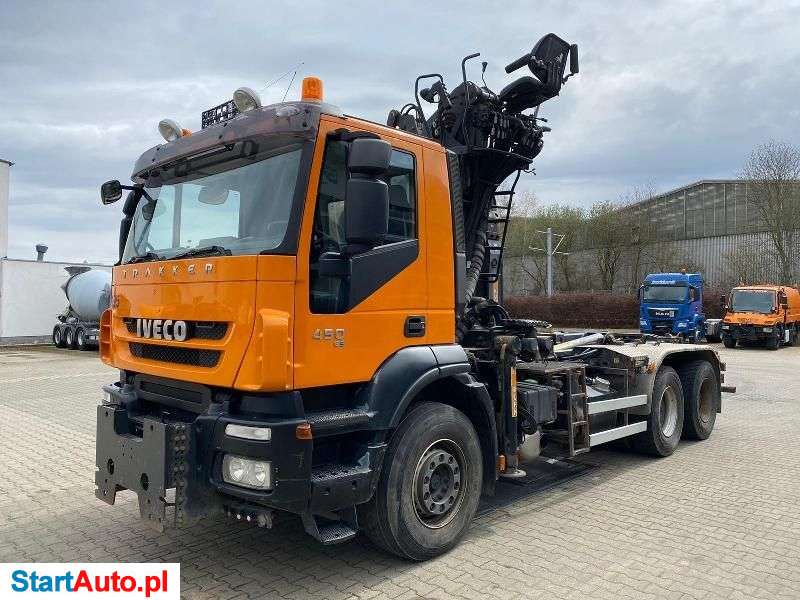Iveco TRAKKER 450 6×4 EURO5 HAKOWIEC Z HDS PALFINGER