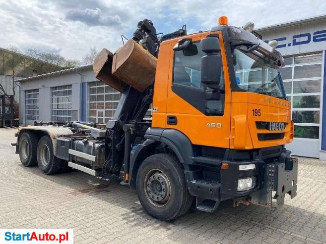Iveco TRAKKER 450 6×4 EURO5 HAKOWIEC Z HDS PALFINGER