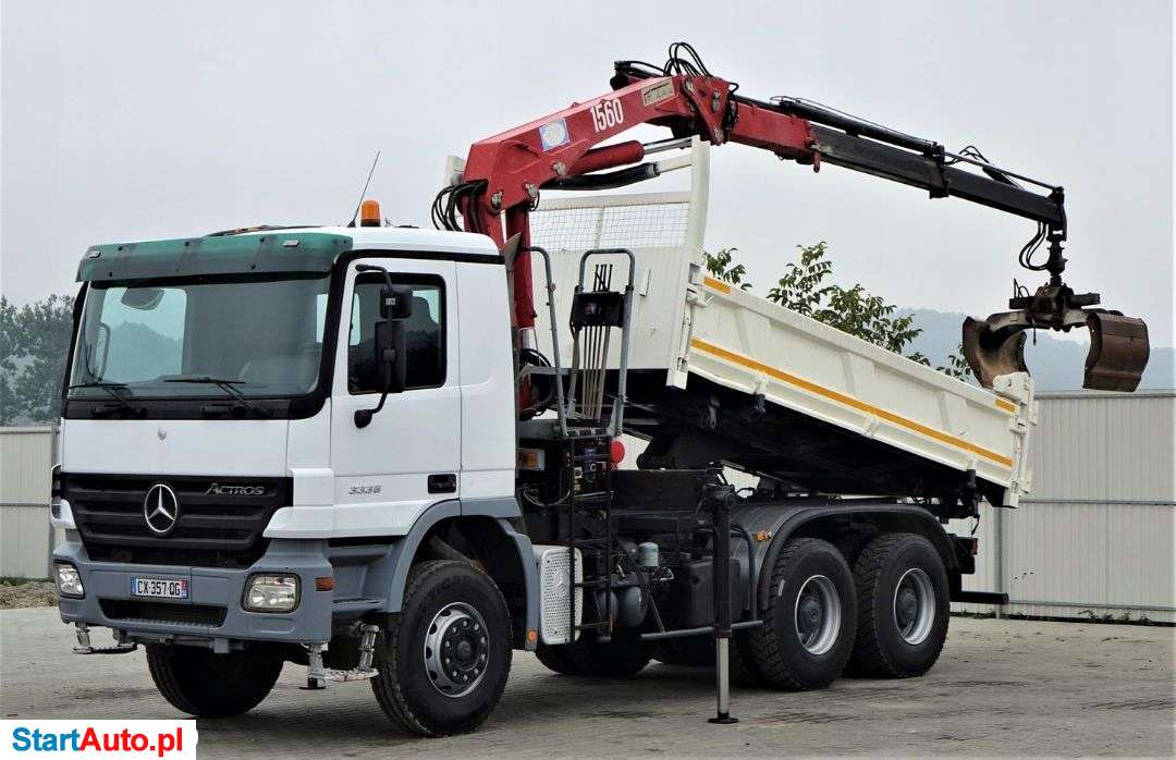 Mercedes-Benz Actros 3336 Wywrotka 4,60m+HDS!