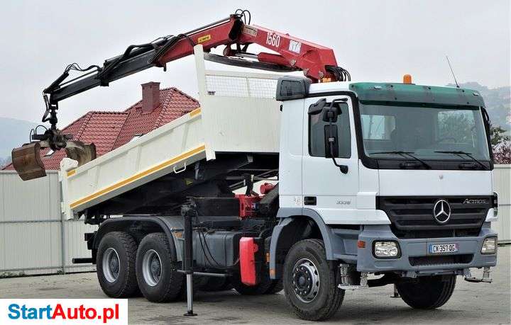 Mercedes-Benz Actros 3336 Wywrotka 4,60m+HDS!