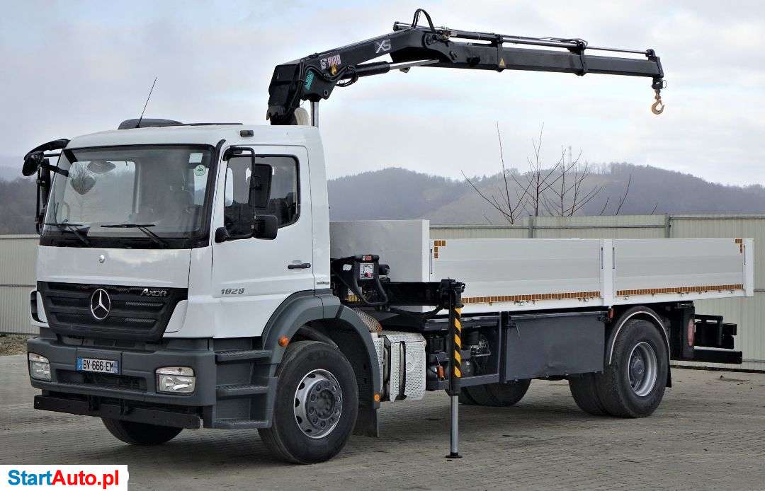 Mercedes-Benz Axor 1829 SKRZYNIA 6,20m+HDS*STAN BDB!!