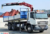 DAF CF 75.360 *Wywrotka 6,10 + HDS* 6×4* Stan Bdb!