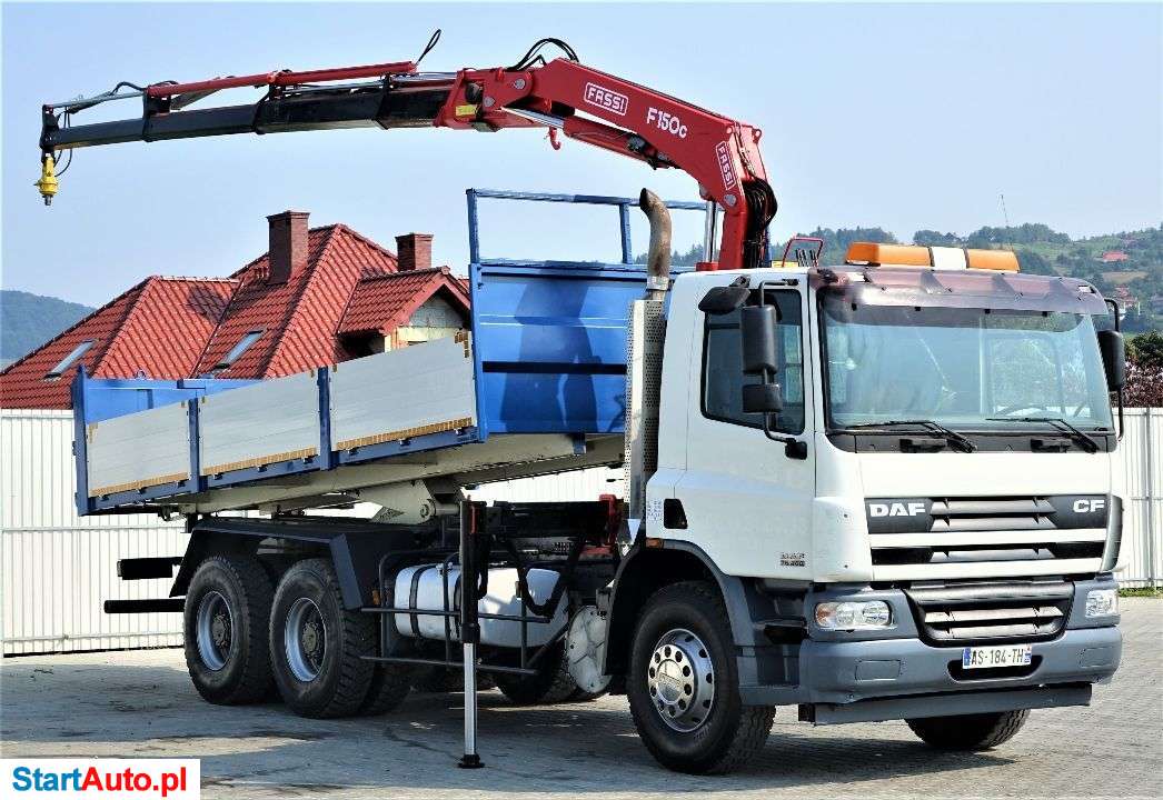 DAF CF 75.360 *Wywrotka 6,10 + HDS* 6×4* Stan Bdb!