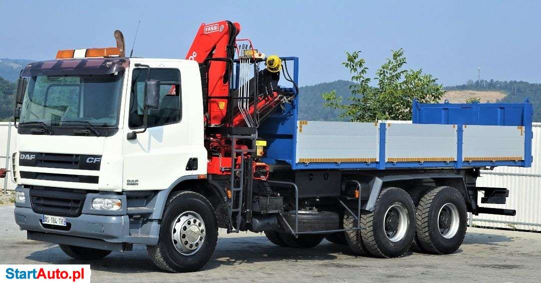 DAF CF 75.360 *Wywrotka 6,10 + HDS* 6×4* Stan Bdb!