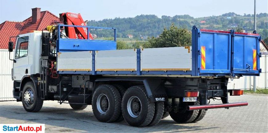 DAF CF 75.360 *Wywrotka 6,10 + HDS* 6×4* Stan Bdb!