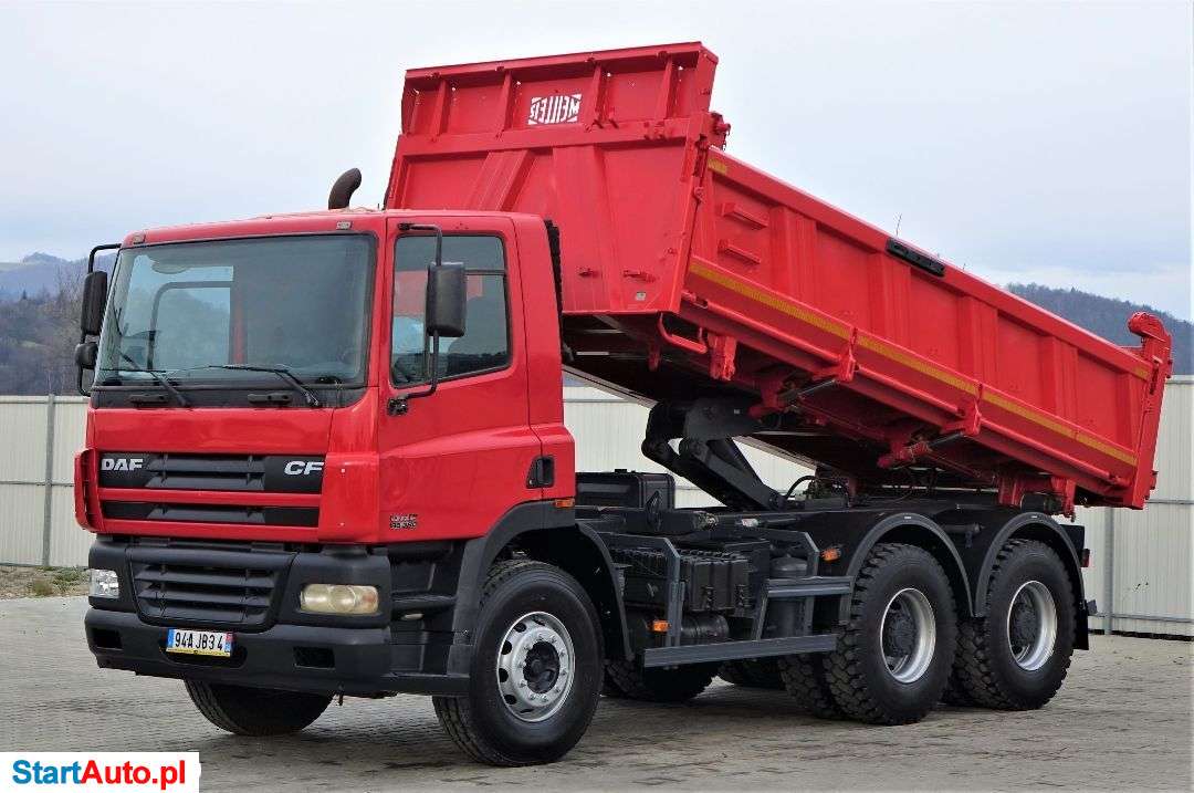 DAF CF 85.380*Wywrotka+Bordmatic 520m 6×4*StanBDB!