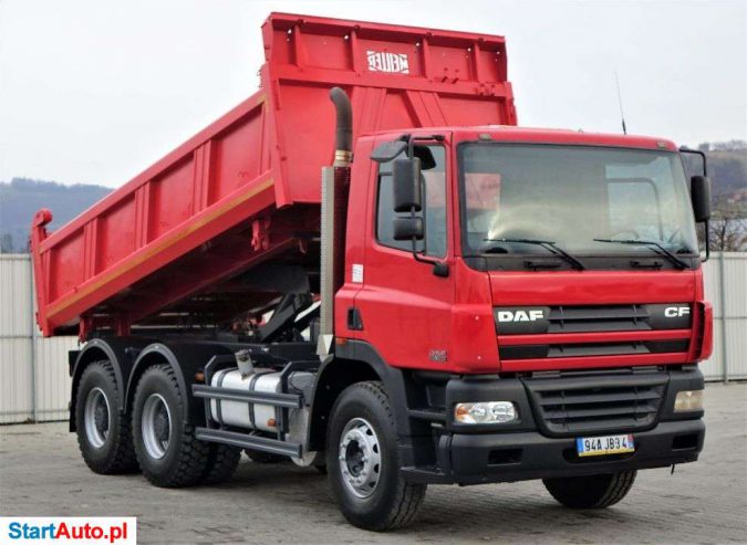 DAF CF 85.380*Wywrotka+Bordmatic 520m 6×4*StanBDB!
