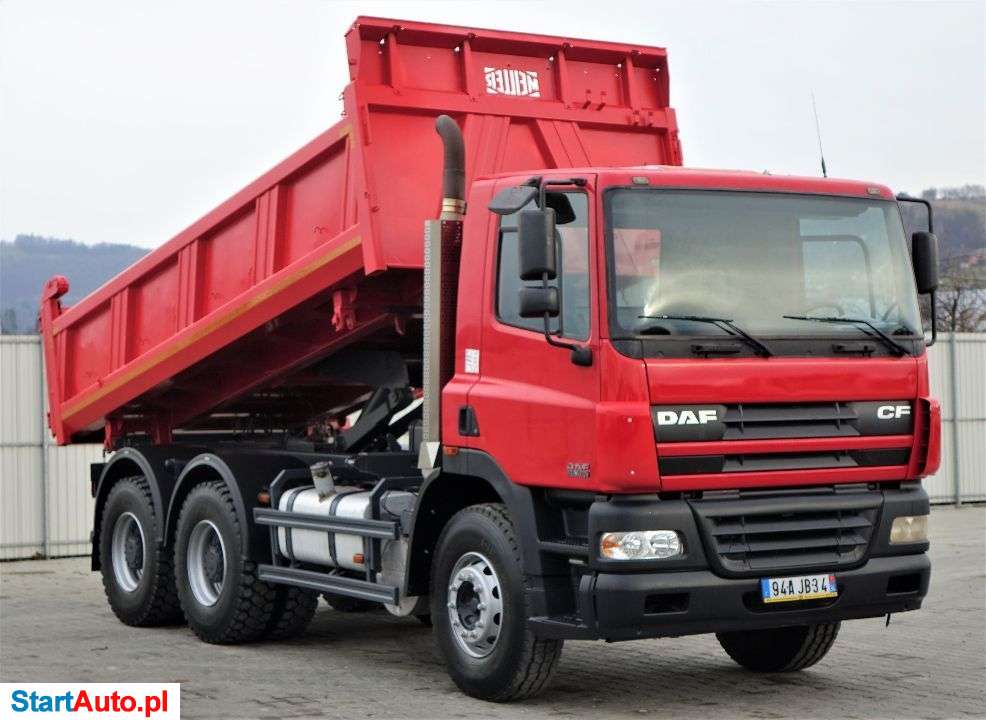 DAF CF 85.380*Wywrotka+Bordmatic 520m 6×4*StanBDB!