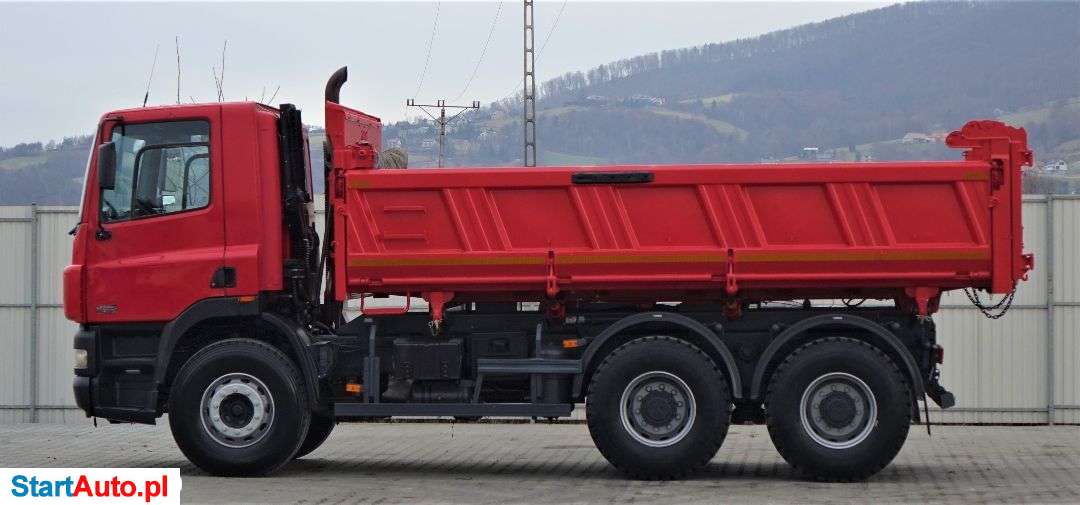 DAF CF 85.380*Wywrotka+Bordmatic 520m 6×4*StanBDB!