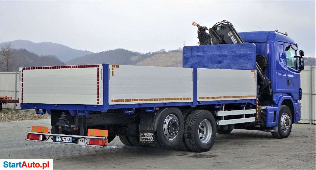 Scania 164L 580 Skrzynia 6,30m +HDS/PILOT*Stan BDB!