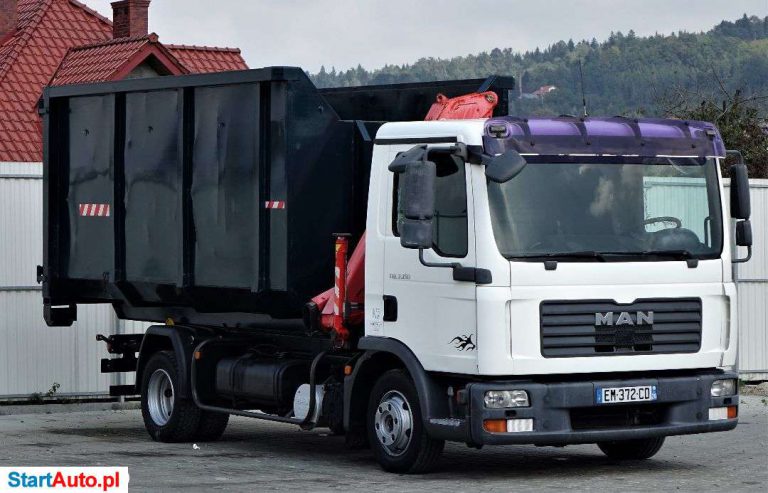 MAN TGL 7.150 Hakowiec 4,20m + HDS * Stan BDB!