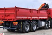 Scania P400 WYWROTKA 6,20m + HDS + PILOT * 8×4 *