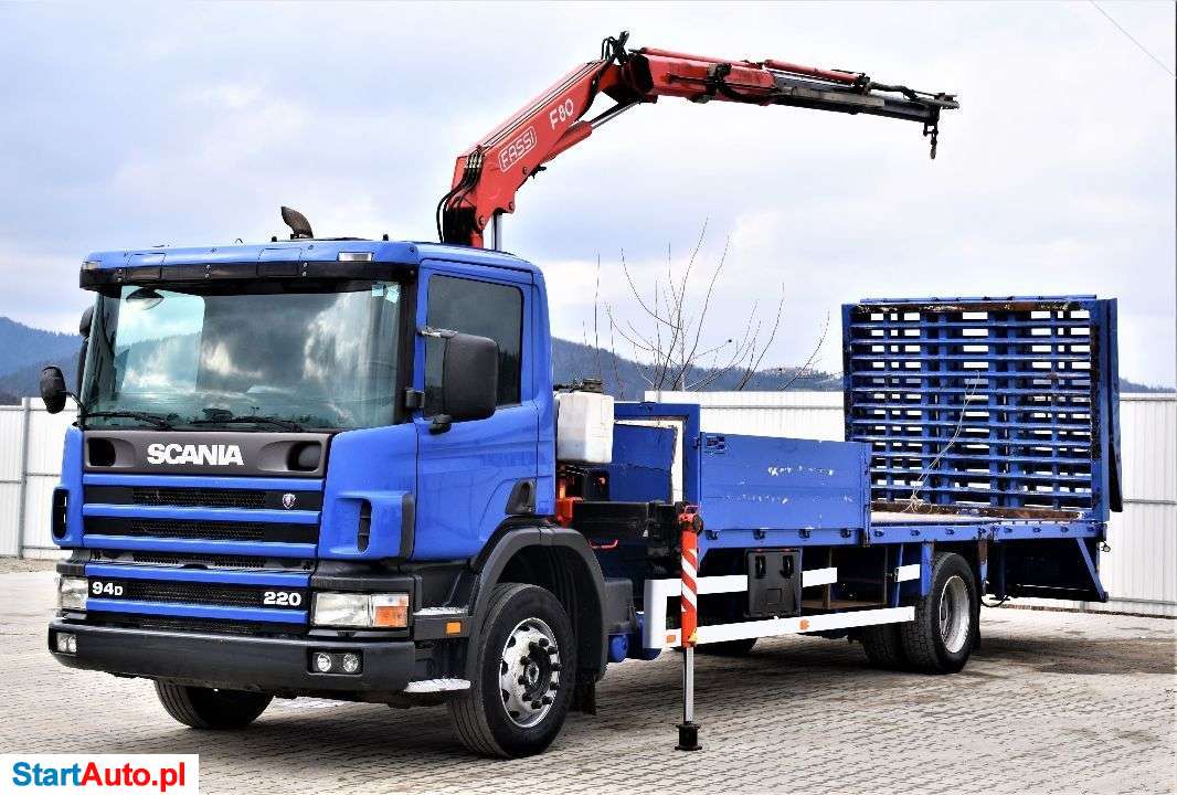 Scania SCANIA 94 220 Laweta 7,50m + HDS * StanBDB!