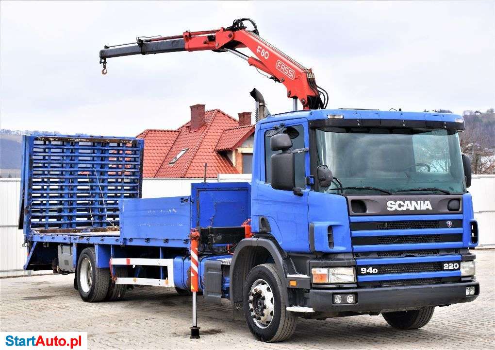 Scania SCANIA 94 220 Laweta 7,50m + HDS * StanBDB!