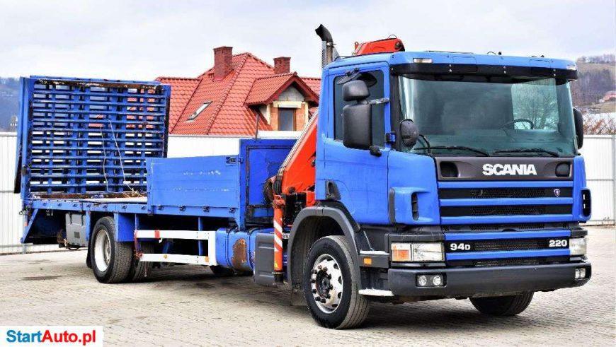 Scania SCANIA 94 220 Laweta 7,50m + HDS * StanBDB!