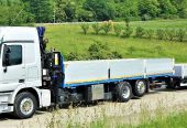 Mercedes-Benz ACTROS 2541 Skrzynia 8,60m+HDS/PILOT+Przyczepa!