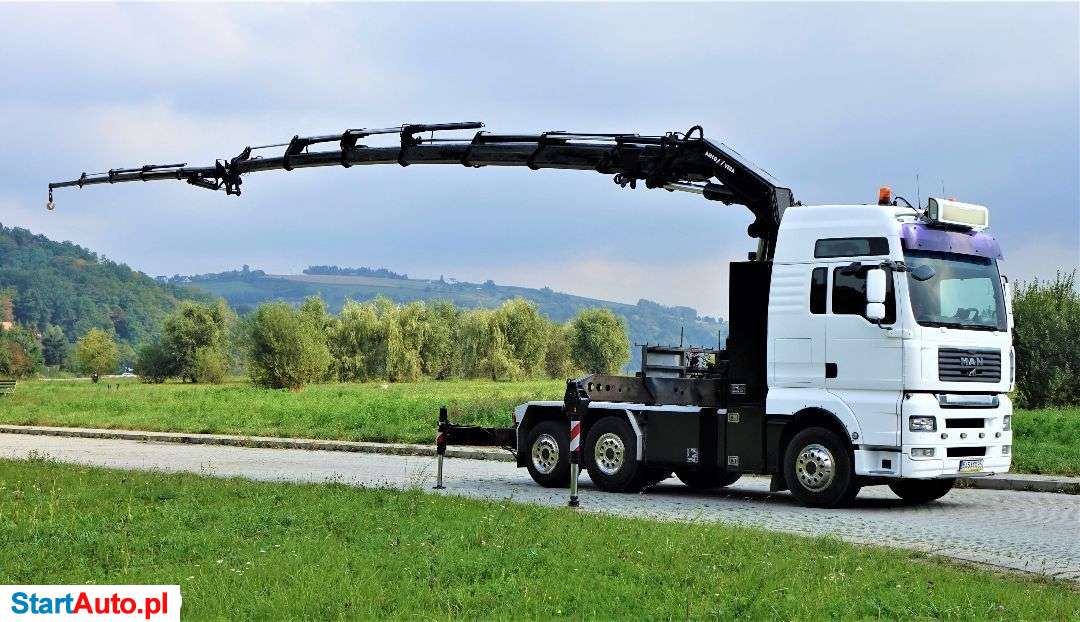 MAN TGA 26.480 Ciągnik Siodłowy+HDS+JIB/PILOT*6×6!