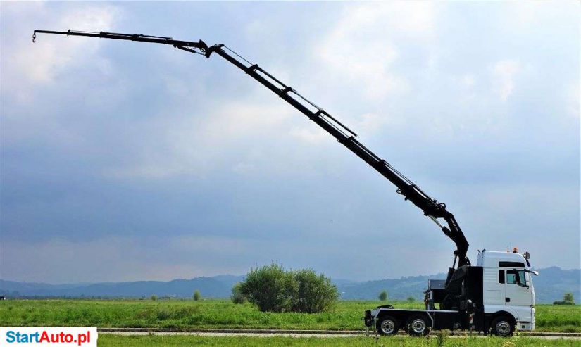 MAN TGA 26.480 Ciągnik Siodłowy+HDS+JIB/PILOT*6×6!