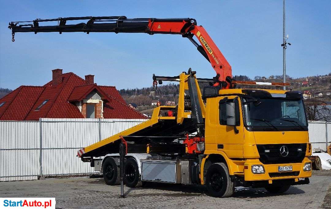 Mercedes-Benz Actros 2544 Laweta 5,30m+HDS 6×2 StanBDB!