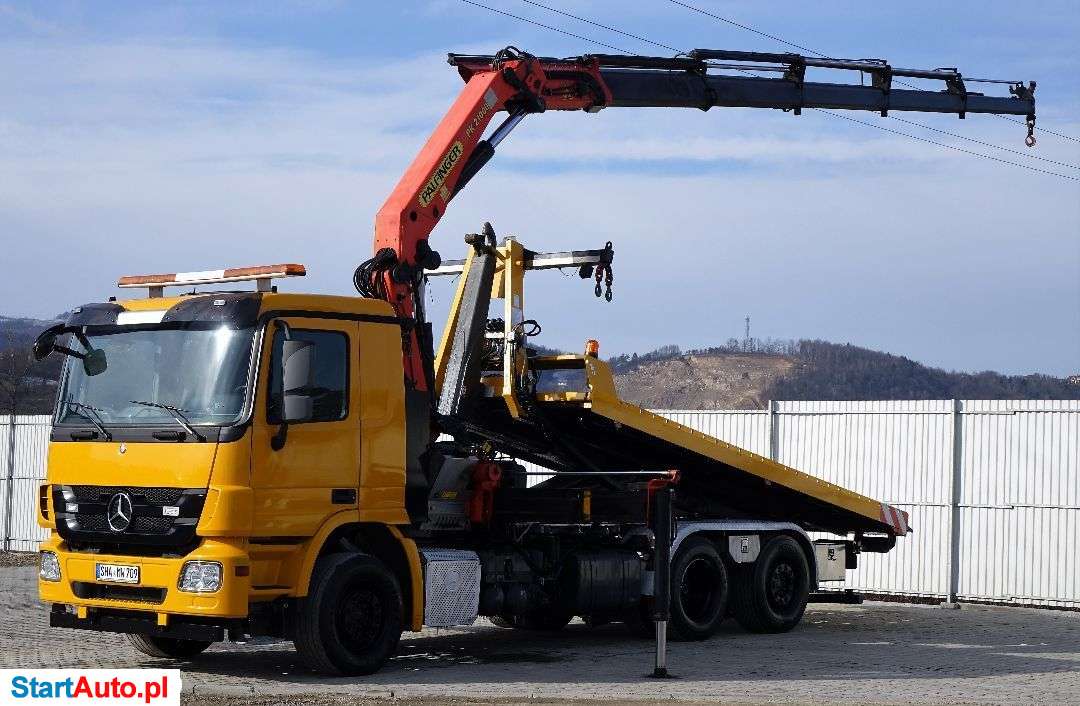 Mercedes-Benz Actros 2544 Laweta 5,30m+HDS 6×2 StanBDB!