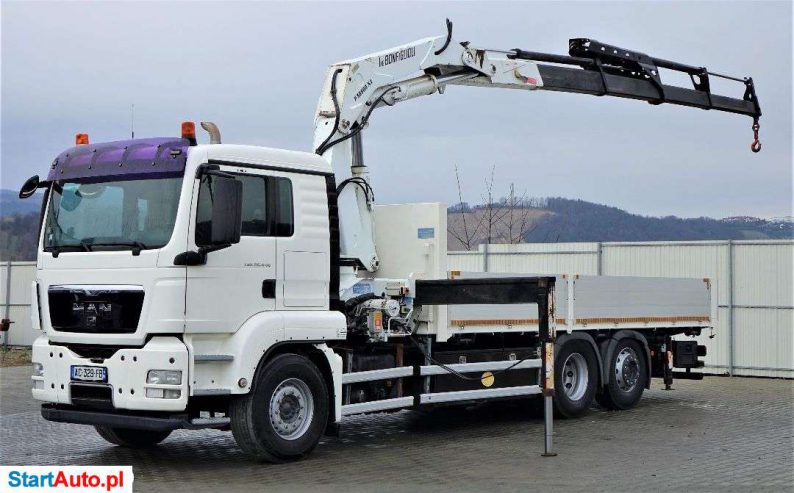 MAN TGS 26.440 Skrzynia 6,20 M + HDS/PILOT *6×2!