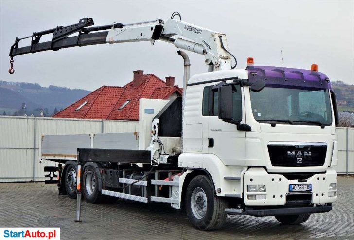 MAN TGS 26.440 Skrzynia 6,20 M + HDS/PILOT *6×2!