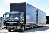 MAN Zabudowa Plandeka Firanka Z Przyczepą – Zestaw Do Transportu Pojazdów Dmc 7490 Kg, Blyss