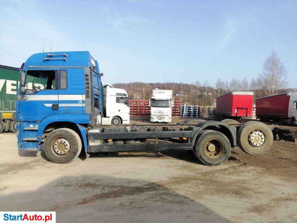 MAN TGA 26.463 Rama Podwozie 6×2 E3 Manual 2002 Rok PTO