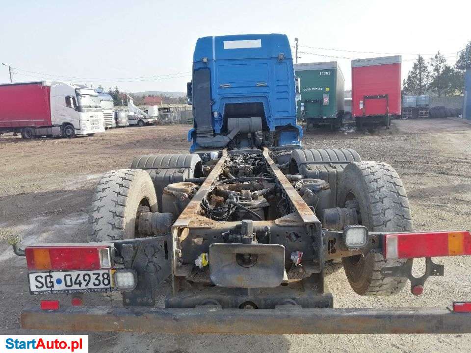 MAN TGA 26.463 Rama Podwozie 6×2 E3 Manual 2002 Rok PTO