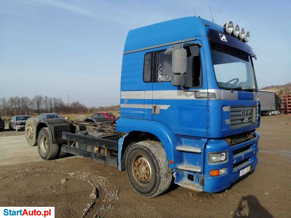 MAN TGA 26.463 Rama Podwozie 6×2 E3 Manual 2002 Rok PTO