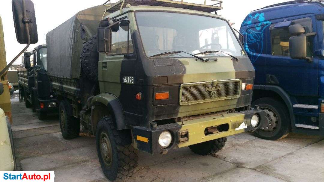 MAN 8.136 4×4 Z Wyciągarką