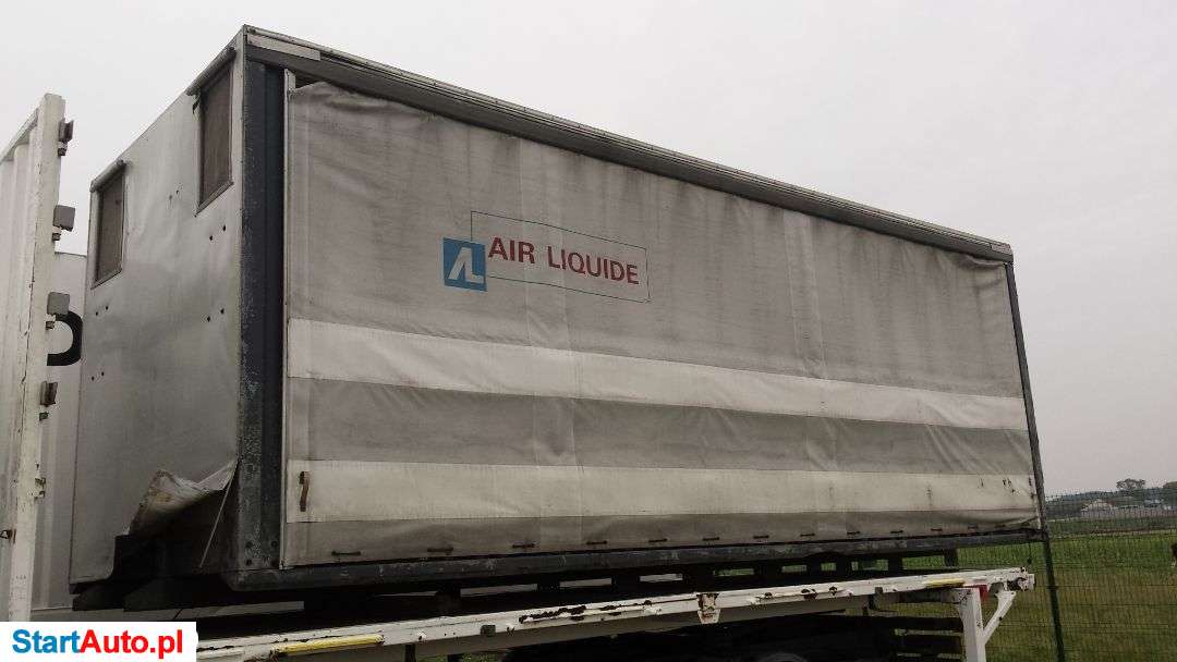 ZABUDOWA 7,0m FIRANKA DO STAŁEGO MONTAŻU PRZYSTOWANA DO PRZEWOZU BUTLI GAZOWYCH RAMA OCYNK 2008ROK ORYGINALNA