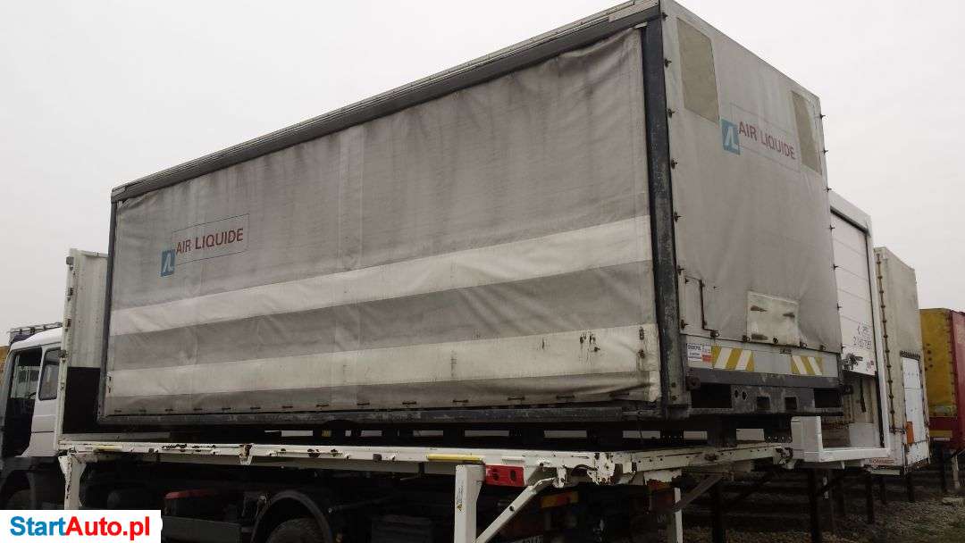 ZABUDOWA 7,0m FIRANKA DO STAŁEGO MONTAŻU PRZYSTOWANA DO PRZEWOZU BUTLI GAZOWYCH RAMA OCYNK 2008ROK ORYGINALNA