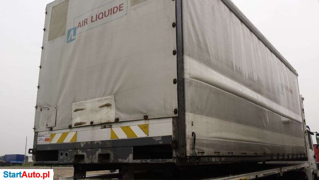 ZABUDOWA 7,0m FIRANKA DO STAŁEGO MONTAŻU PRZYSTOWANA DO PRZEWOZU BUTLI GAZOWYCH RAMA OCYNK 2008ROK ORYGINALNA