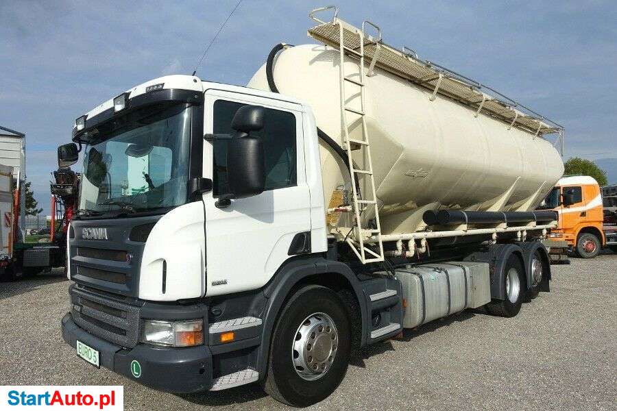 Scania P 420 SILOS 5 KOMOROWY 33000 L TRZECIA OŚ SKRĘTNA