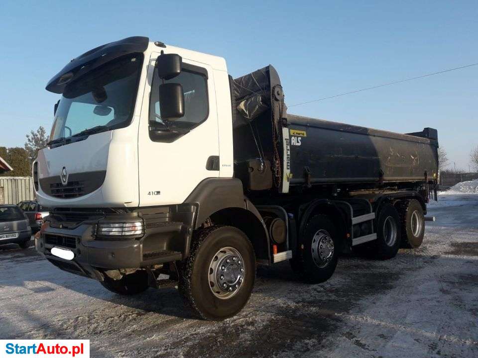 Renault Kerax DXI 410 / 8×4 / 2010 / Hydroburta / Hydroklapa / Stalowy