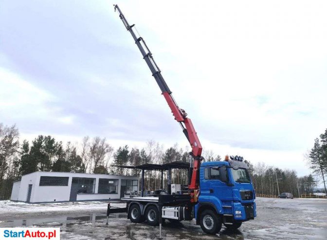 MAN 33.440 6×6 HMF 4220 HDS Żuraw CIĄGNIK