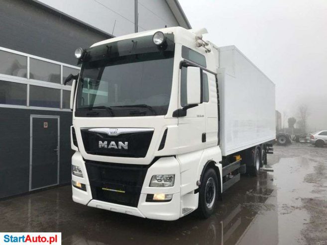 MAN TGX 26. 480 CHŁODNIA OŚ SKRĘTNA, 21 PALET, EURO 6