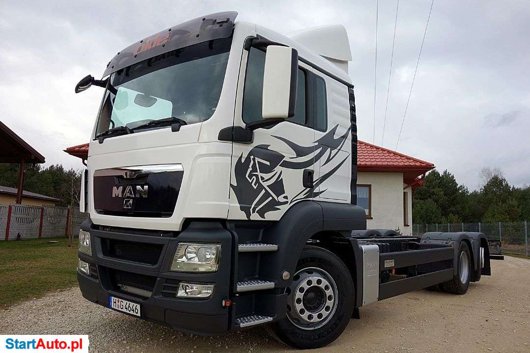 MAN TGS 26.400 EURO 5 OŚ SKRĘTNA 6×2
