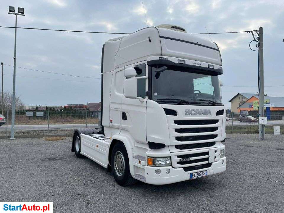 Scania R450 / TOPLINE / AUTOMAT / TYLKO 660TKM / BEZ EGR / LODÓWKA / NAVI / Z FRANCJI
