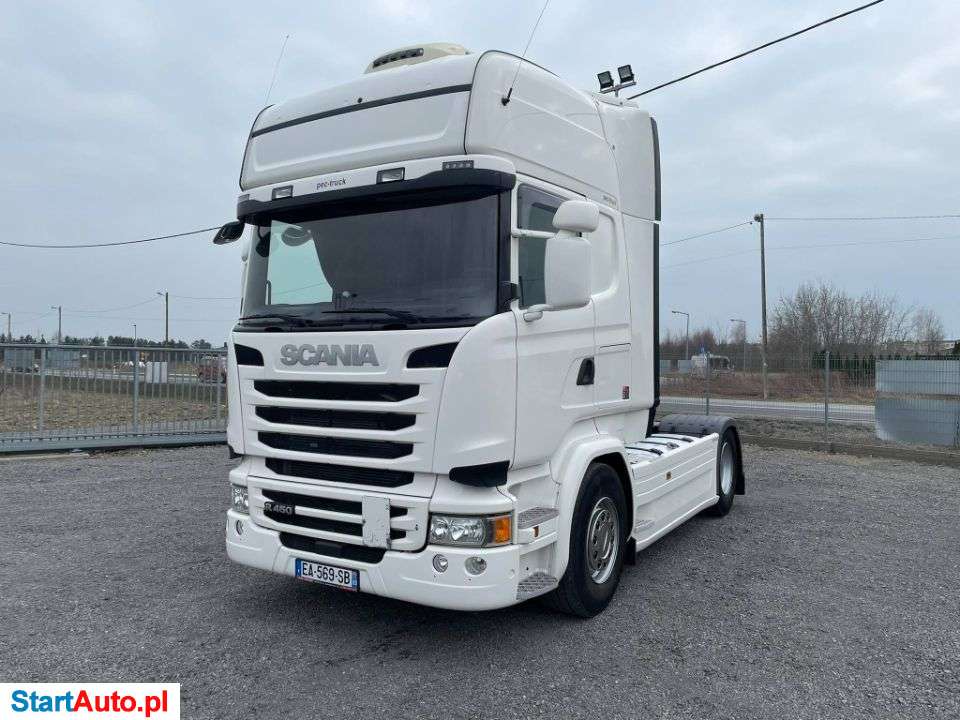 Scania R450 / TOPLINE / AUTOMAT / TYLKO 660TKM / BEZ EGR / LODÓWKA / NAVI / Z FRANCJI
