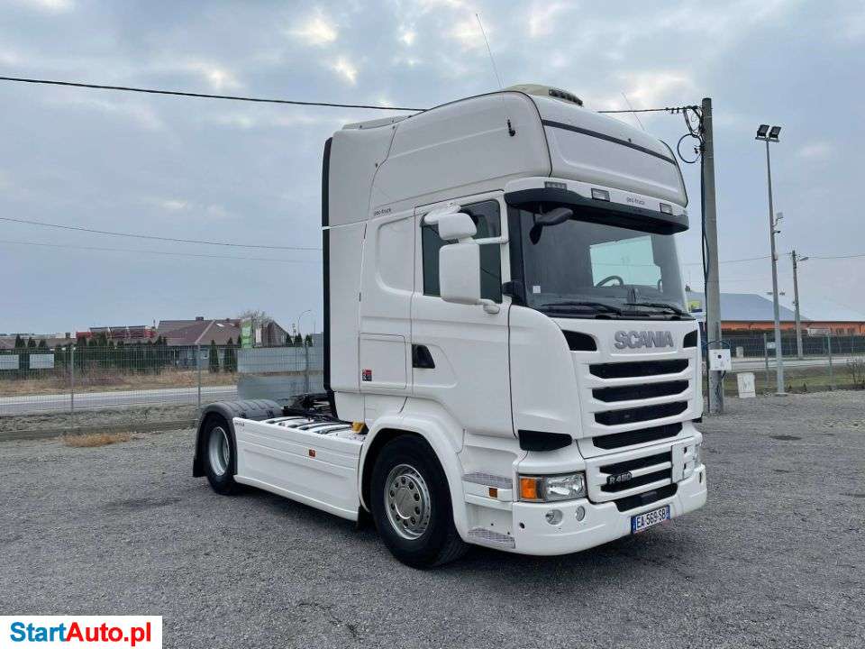 Scania R450 / TOPLINE / AUTOMAT / TYLKO 660TKM / BEZ EGR / LODÓWKA / NAVI / Z FRANCJI