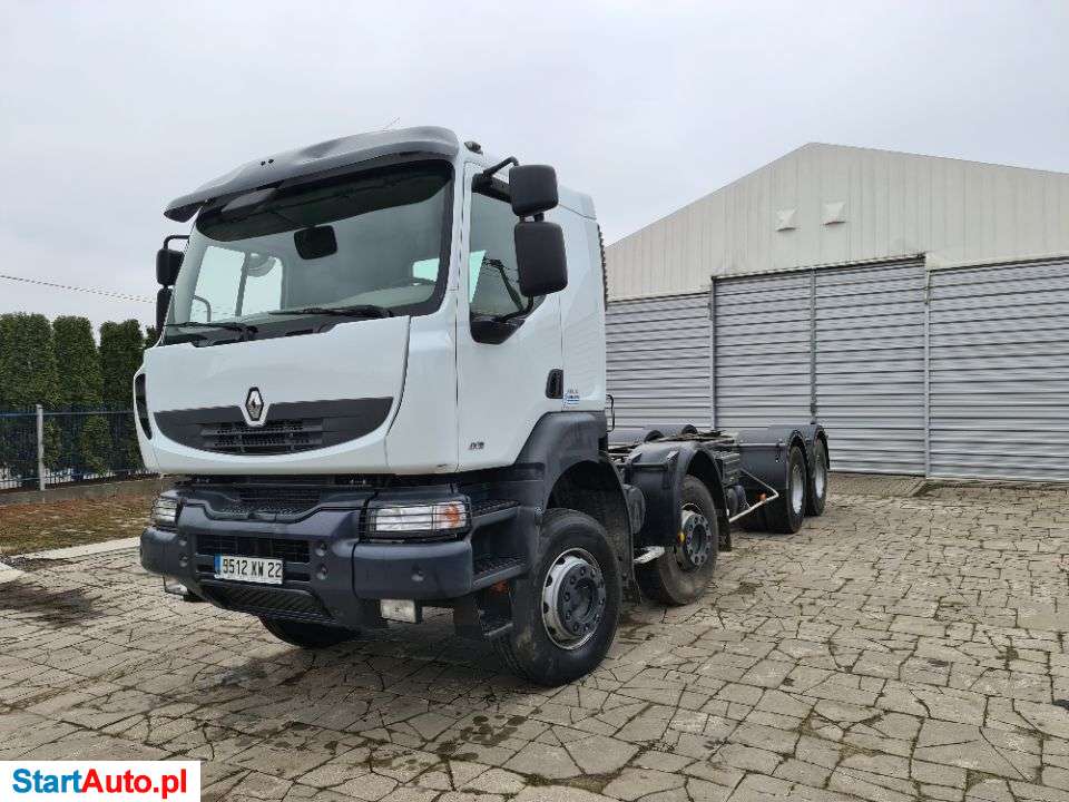 Renault Kerax 410 DXI / 8×4 / RAMA DO ZABUDOWY / RETARDER