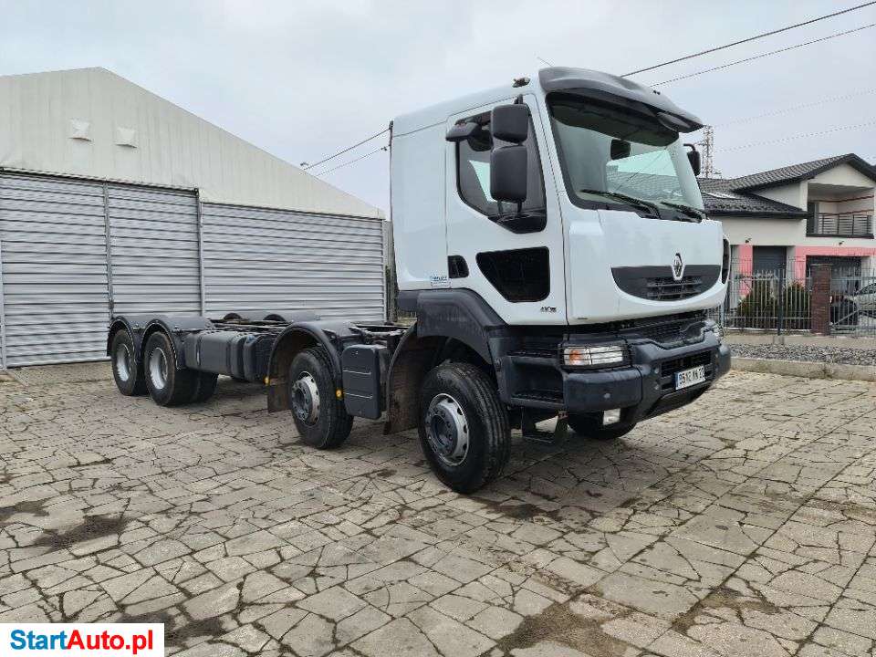 Renault Kerax 410 DXI / 8×4 / RAMA DO ZABUDOWY / RETARDER