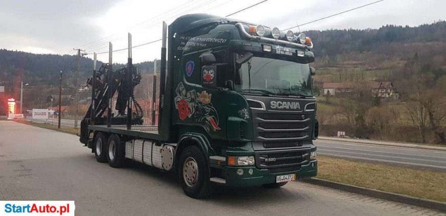Scania R620 V8 6×4 Euro5 DO DREWNA