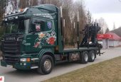 Scania R620 V8 6×4 Euro5 DO DREWNA