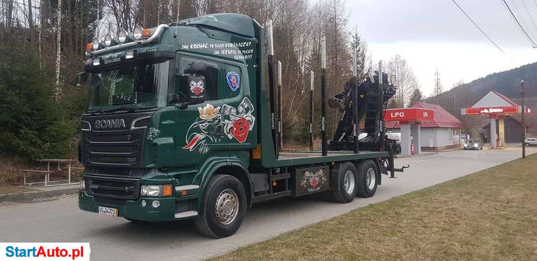 Scania R620 V8 6×4 Euro5 DO DREWNA