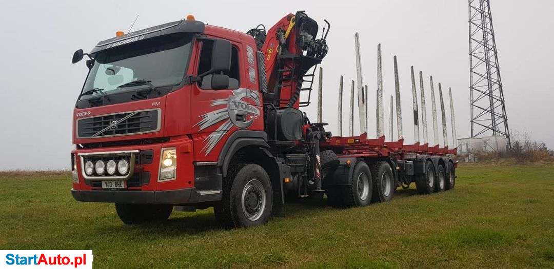 Volvo FM13 460 6×6 Euro5 KOMPLET DO DREWNA