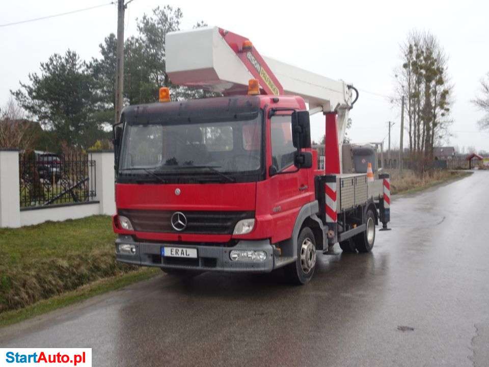 Mercedes-Benz Atego 818 Podnosnik Koszowy Zwyżka Wzwyżka Palfinger Bison TKA 28 KS Wumag 28 M